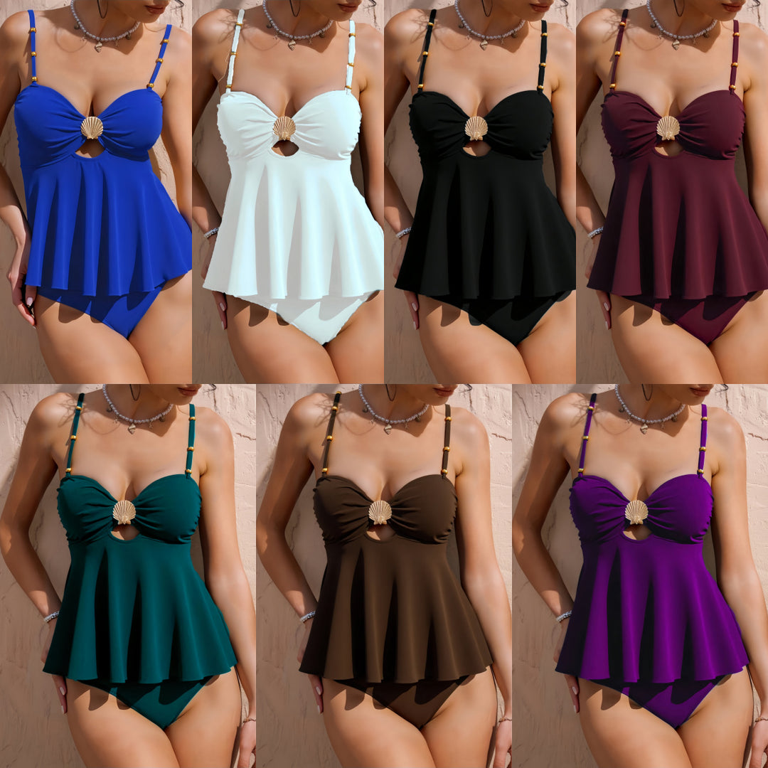 Damen Tankini-Set mit eleganter Muschelverzierung EB