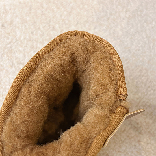Damen bequeme Winterstiefel mit rutschfester Sohle und isolierender Polsterung EB