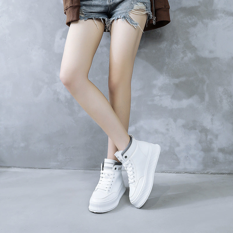Damen Hohe Modische Sneakers mit dämpfender Sohle EB