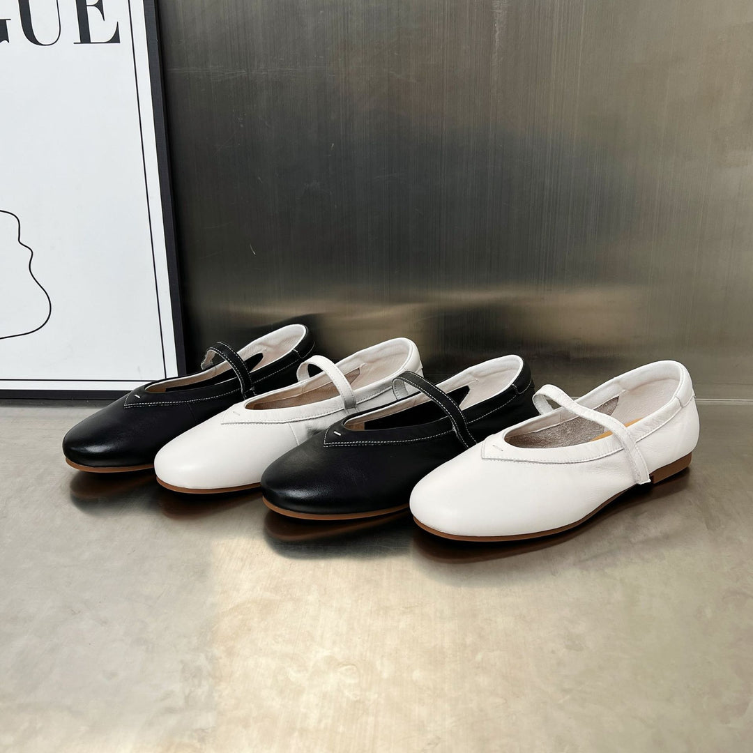 Damen elegante Slipper mit verstellbarem Riemen und weicher Innensohle EB