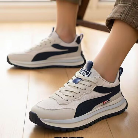 Damen Hochwertige und strapazierfähige Freizeitsneaker mit rutschfester Sohle EB