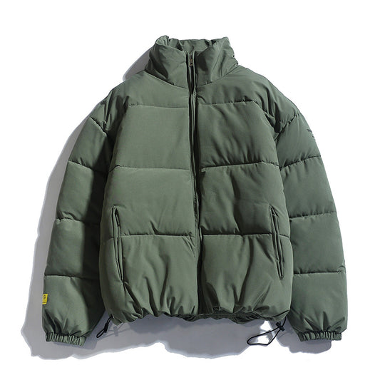 Damen modische Steppjacke mit hohem Kragen und praktischen Taschen EB