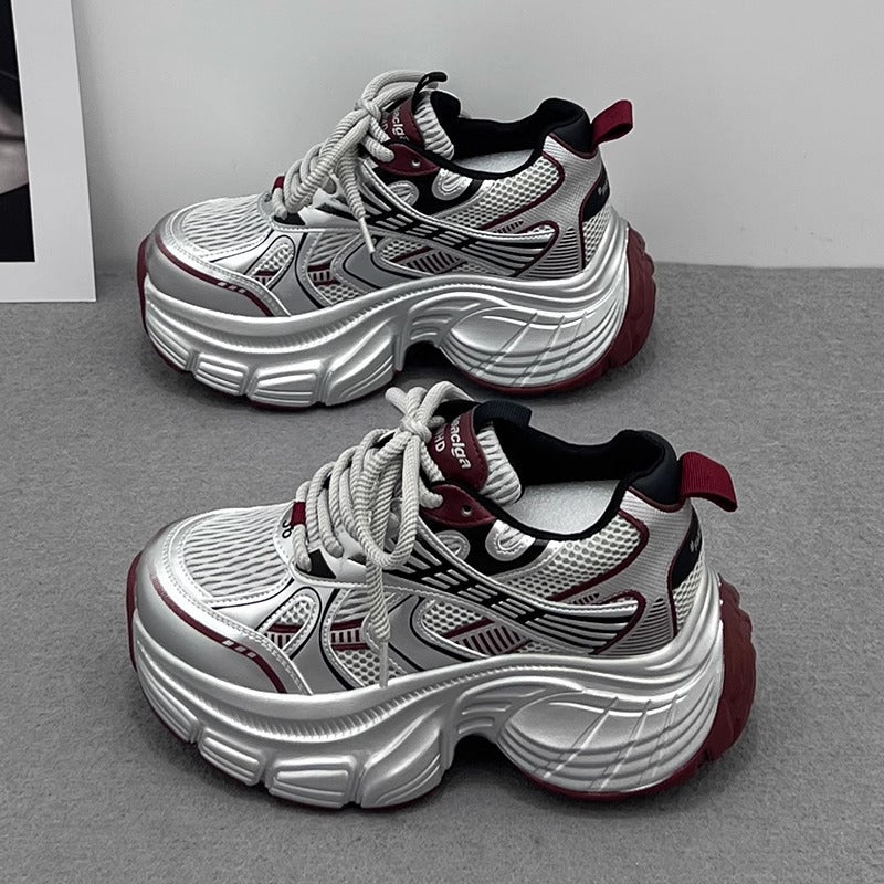 Damen Modische Chunky Sneakers mit innovativer Dämpfungstechnologie EB