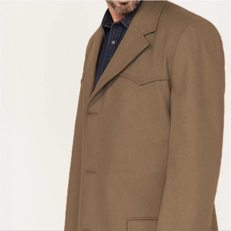 Herren eleganter, klassischer Überziehmantel EB