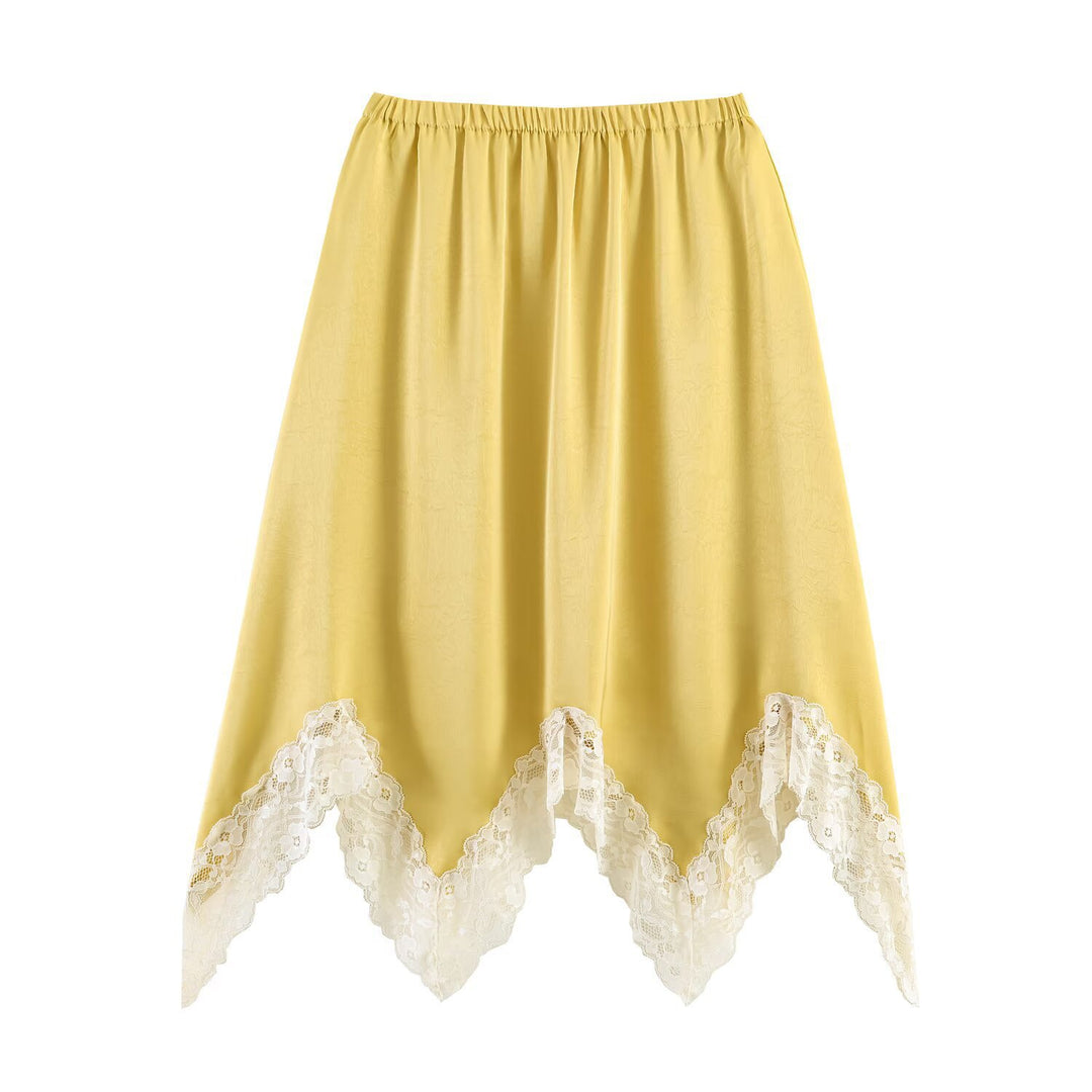 Damenrock mit eleganter Spitzenverzierung EB