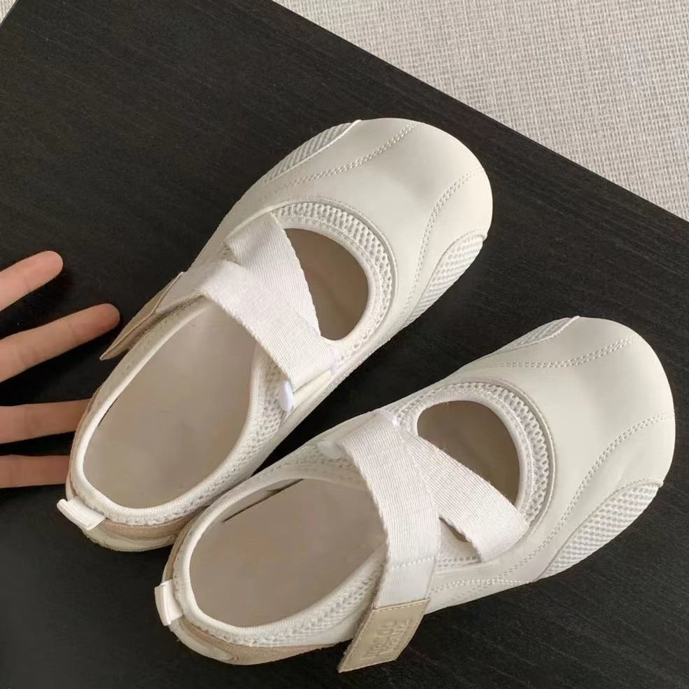 Damen Leichte und atmungsaktive Tanzschuhe mit praktischem Klettverschluss EB