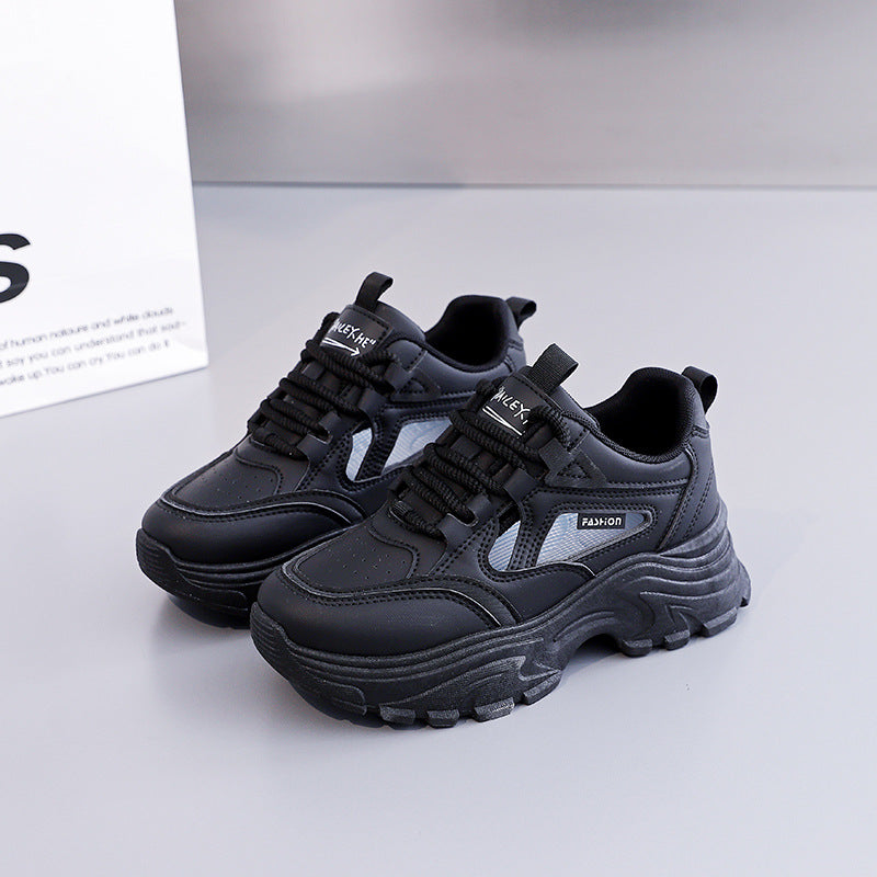 Damen Sportliche Chunky Sneakers mit atmungsaktiver Mesh-Oberfläche und stoßdämpfender Sohle EB