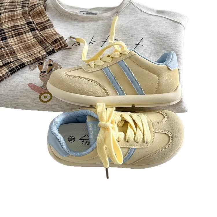 Damen Sportliche Sneakers mit atmungsaktiver Netzstruktur und bequemer Dämpfung EB