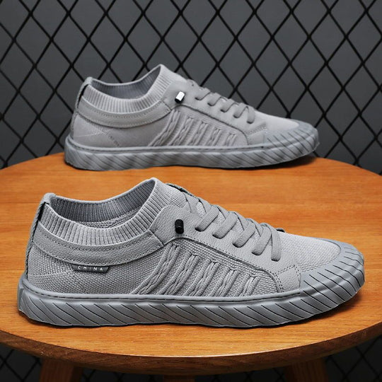 Damen Sportliche Sneaker mit atmungsaktivem Obermaterial und rutschfester Sohle EB