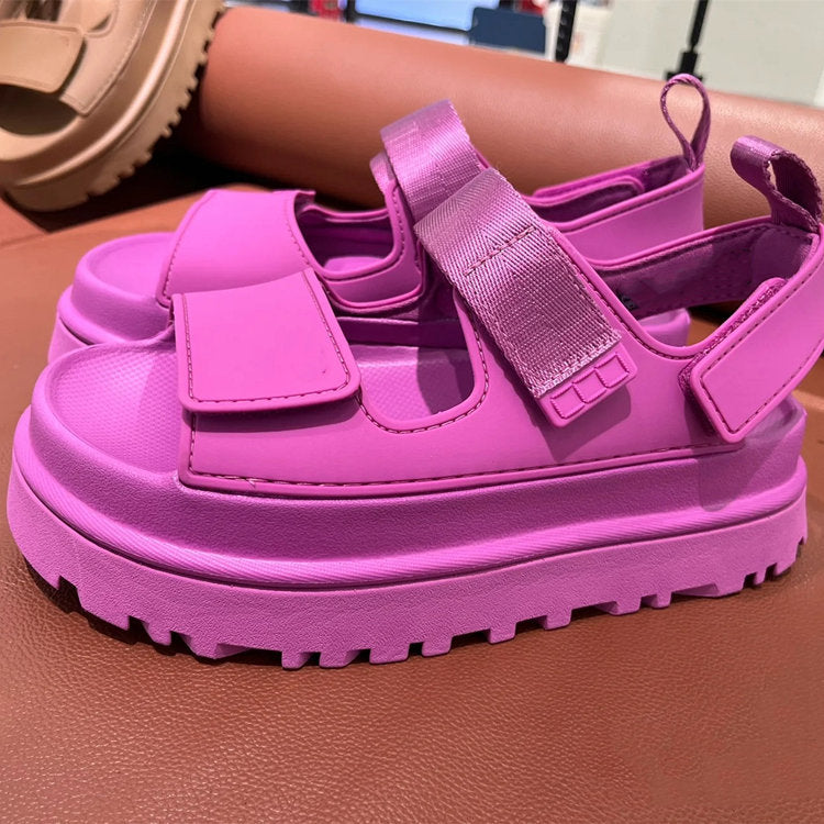 Damen Sportliche Sandalen mit ergonomischem Fußbett und rutschfester Sohle EB