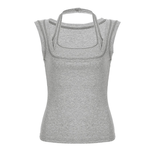 Damen Funktions-Tanktop mit doppeltem Trägersystem und atmungsaktivem Stoff EB