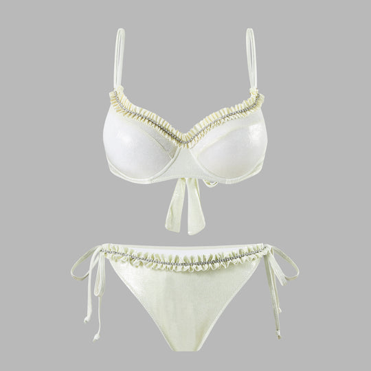 Damen Bikiniset mit fließendem Rock EB