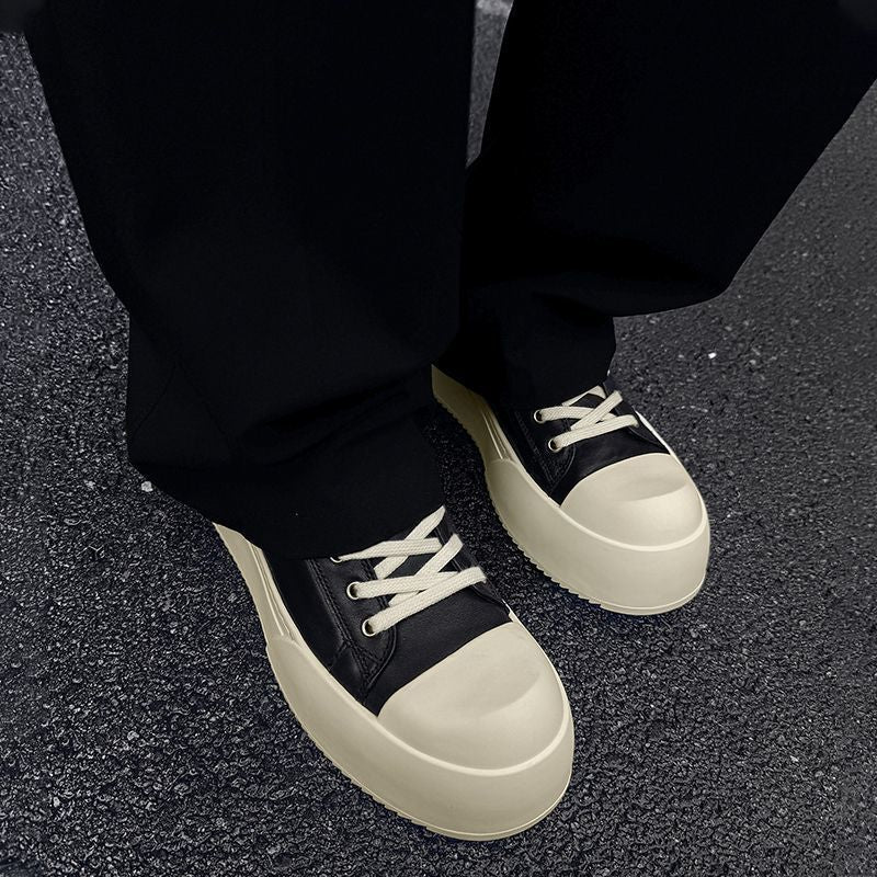 Damen modische Plateau-Sneaker mit verstärktem Zehenschutz und hochgradig rutschfester Sohle EB
