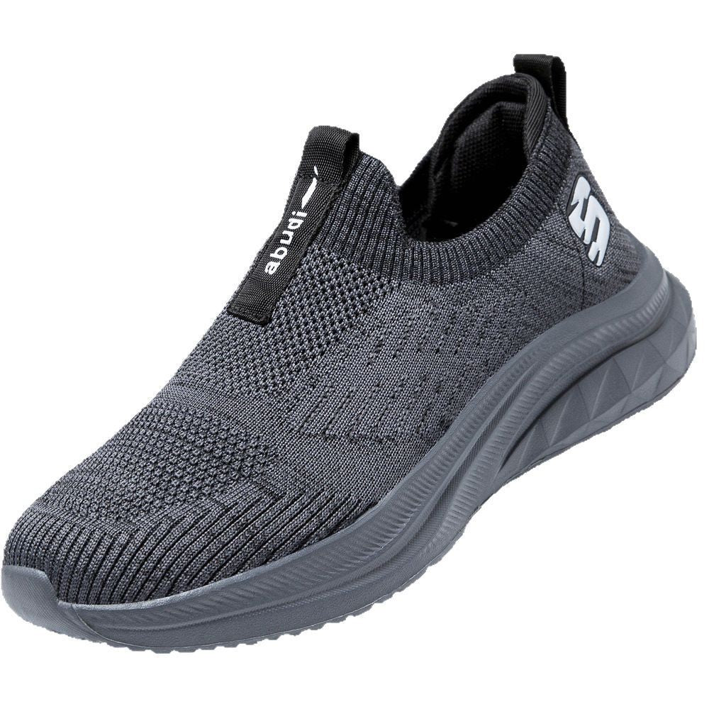 Damen Bequeme Slip-On Sneakers mit atmungsaktivem Obermaterial und flexiblem Design EB