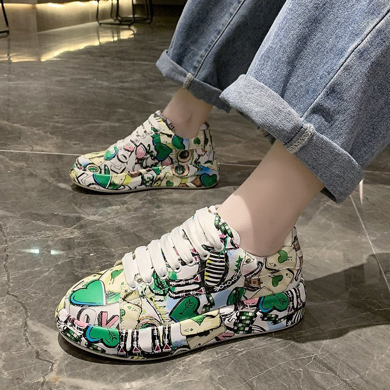 Damen trendige Sneakers EB