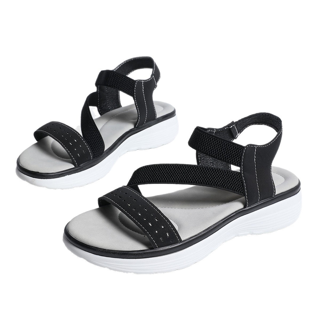 Damen Bequeme Lauf-Sandalen mit atmungsaktiver Mesh-Oberfläche und ergonomischem Fußbett EB
