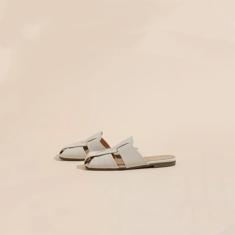 Damen modische Clogs mit weichem Fußbetten und stylischer Überlappung EB