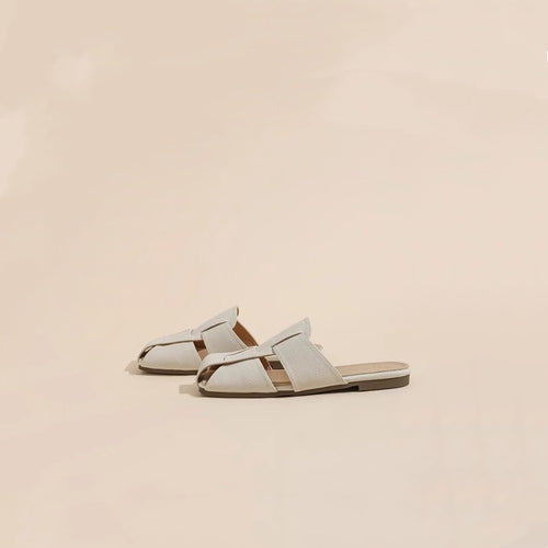 Damen modische Clogs mit weichem Fußbetten und stylischer Überlappung EB