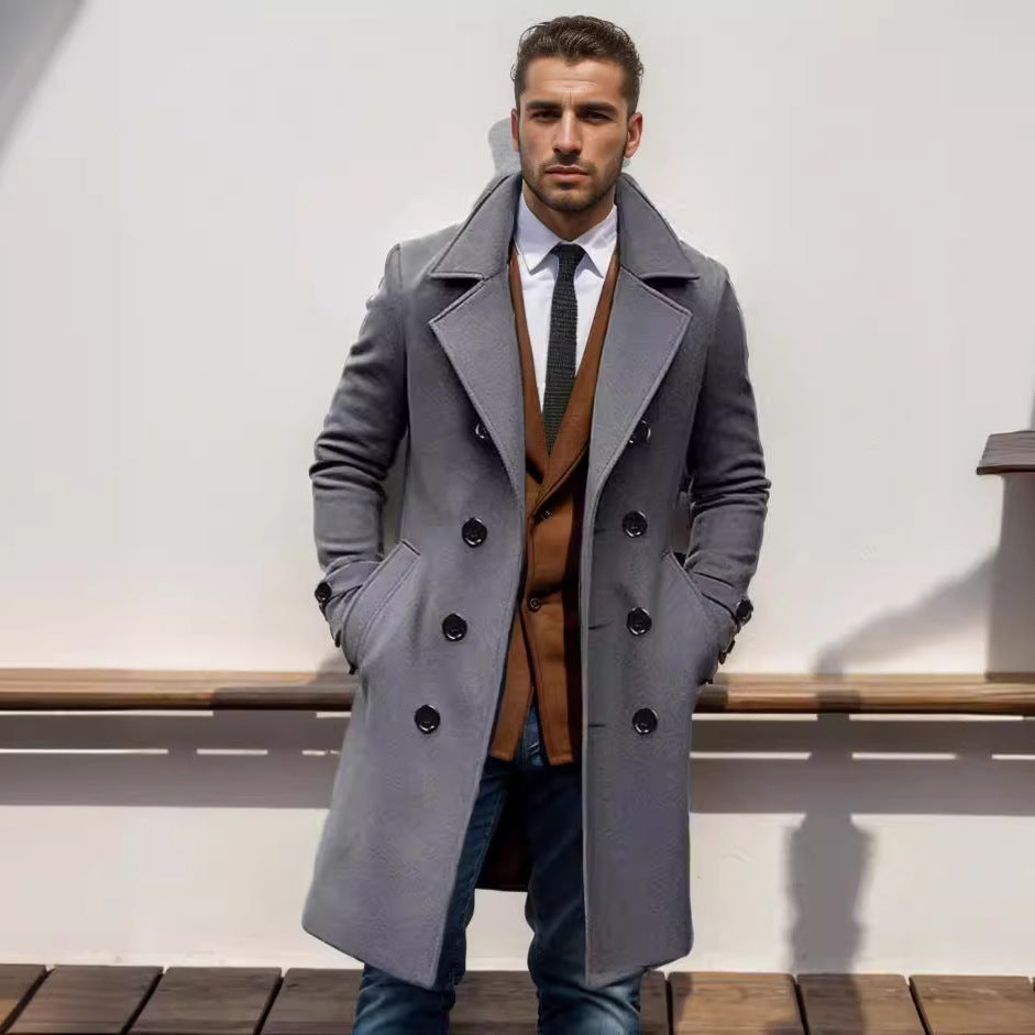 Herren eleganter Trenchcoat EB