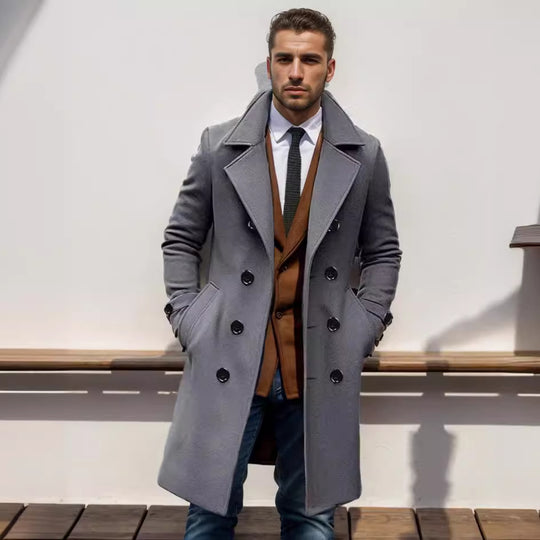 Herren eleganter Trenchcoat EB