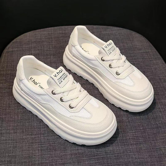 Damen sportive Chunky Sneakers mit atmungsaktivem Obermaterial und gepolsterter Sohle EB