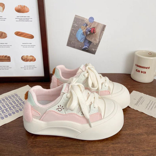 Damen Trendy Sneakers mit süßen Dekorationen und komfortabler Dämpfung EB