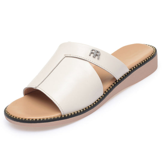 Damen elegante Sandalen mit modischem Verschlussdetail und rutschfester Sohle EB