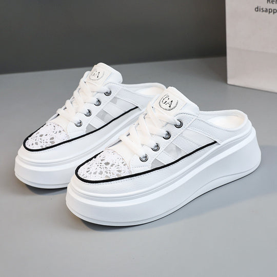 Damen Plateausneaker mit luftiger Frontpartie und robustem Sohlenprofil EB
