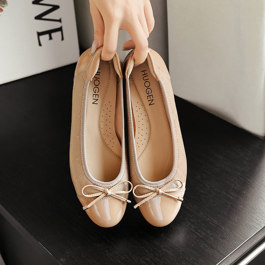 Damen Ballerinas mit stilvollem Rüschen-Design und bequemer Innensohle EB