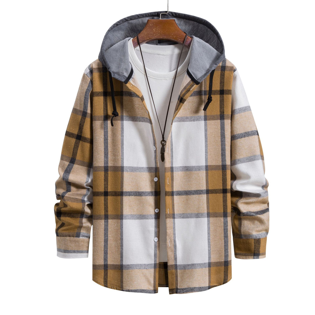 EB Lässige karierte Herrenjacke