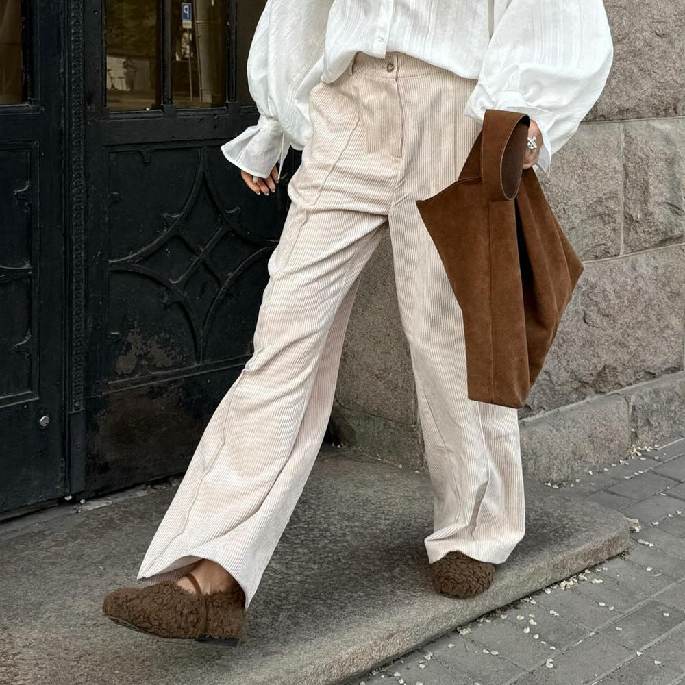 Damen Weite Cordhose EB
