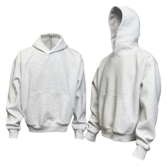 Unisex weicher Heavyweight-Oversize-Kapuzenpullover mit dreiteiliger Kapuze und verstärkter Kängurutasche EB