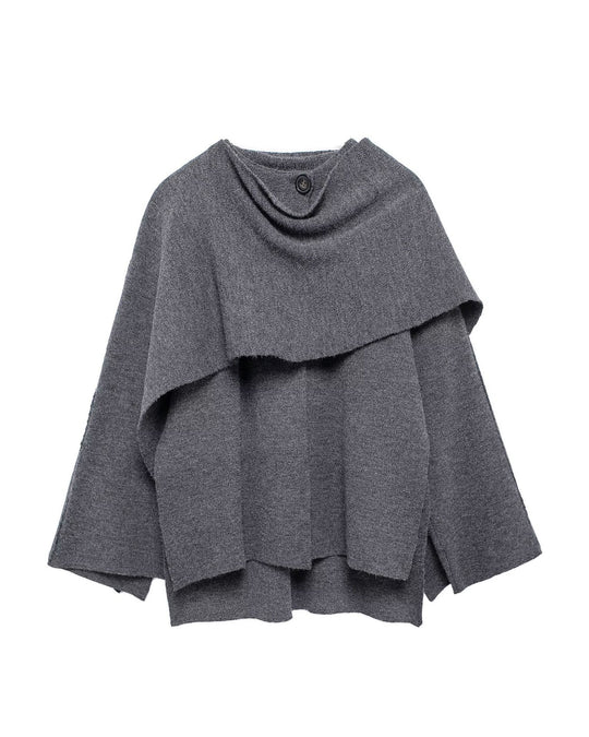 EB | Schal Kurzer Strickmantel