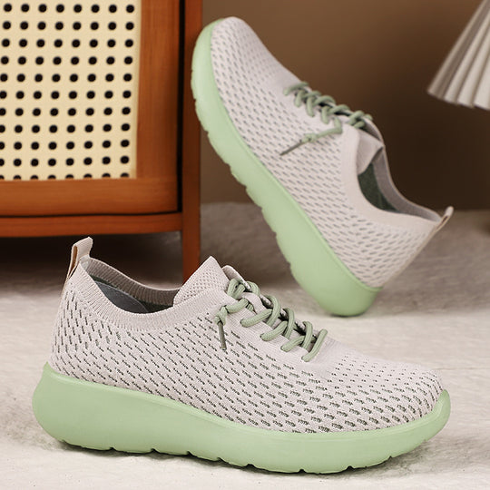 Damen Atmungsaktive Freizeit-Sneaker mit flexiblem Obermaterial EB