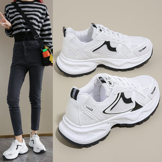 Damen Atmungsaktive Laufschuhe mit dämpfender Sohle und eleganten Details EB