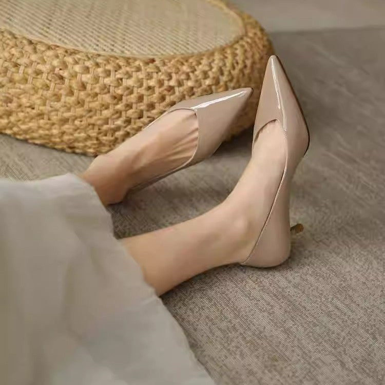 Damen elegante Slingback Pumps mit stilvollem Absatz EB