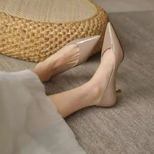 Damen elegante Slingback Pumps mit stilvollem Absatz EB