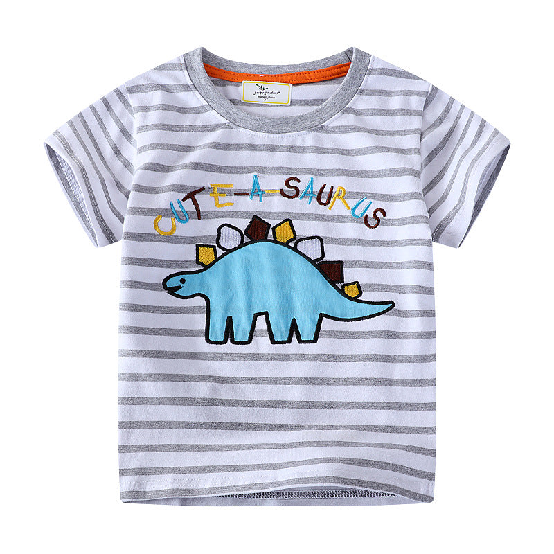 Jungen T-Shirt mit niedlichem Dinosauriermotiv EB