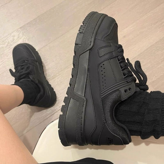 Damen Chunky Sneakers mit rutschfester Sohle und atmungsaktivem Obermaterial EB