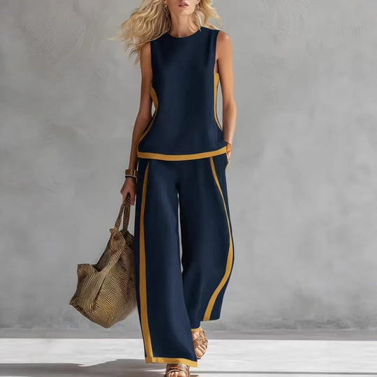 Damen lässiges Sommeranzug-Set EB