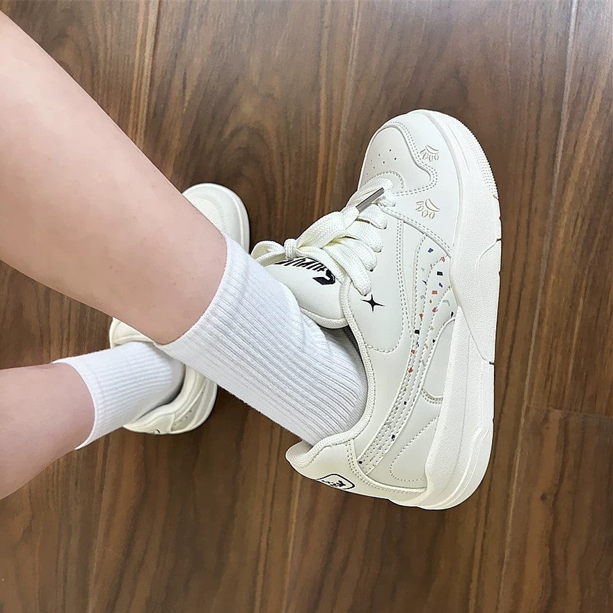 Damen Sportliche Freizeitsneakers mit atmungsaktivem Obermaterial und rutschfester Sohle EB
