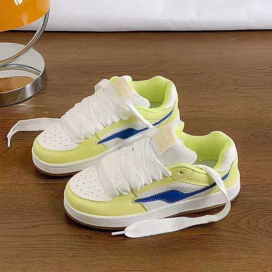 Damen Sportliche Sneakers mit atmungsaktivem Mesh und dämpfendem Sohlenprofil EB