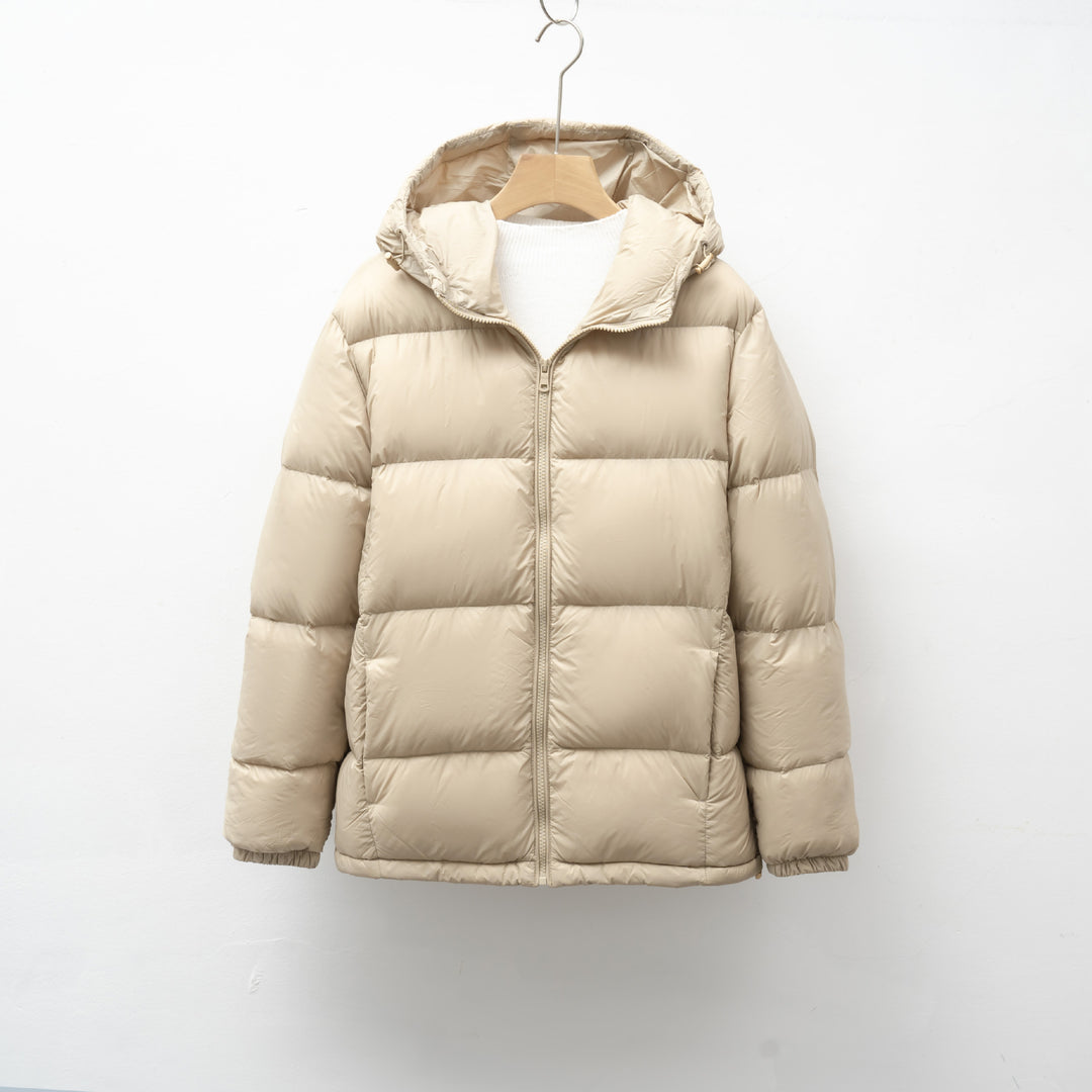 Damen leichte isolierte Winterjacke mit verstellbarer Kapuze EB