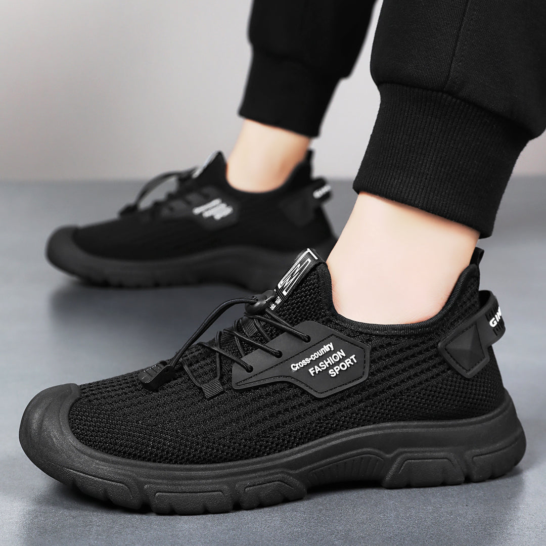 Damen Sportliche Freizeit-Schuhe mit atmungsaktivem Mesh-Obermaterial EB