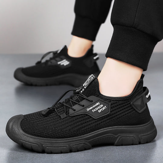 Damen Sportliche Freizeit-Schuhe mit atmungsaktivem Mesh-Obermaterial EB