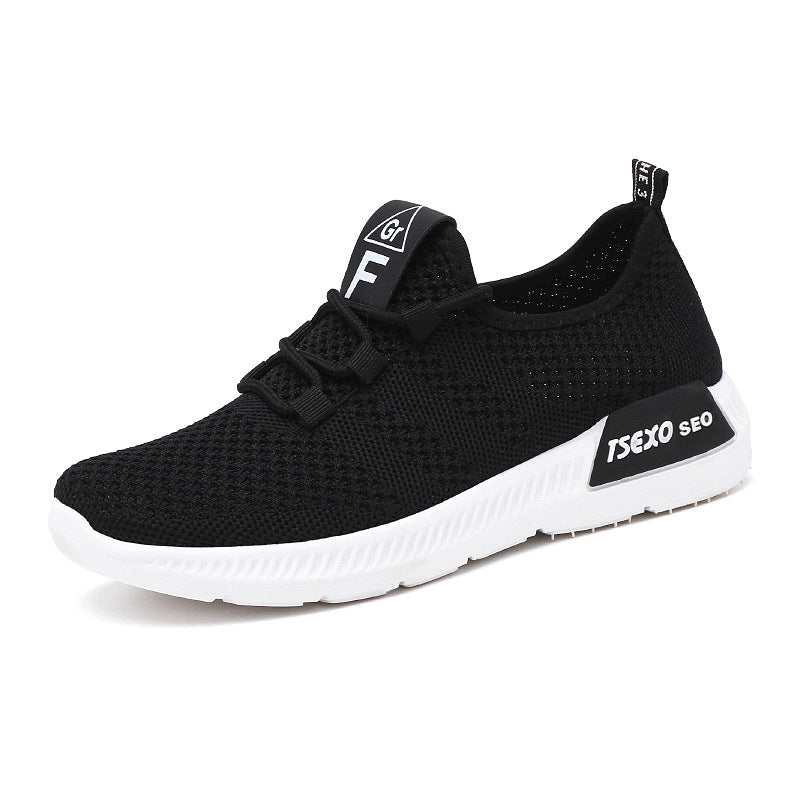 Damen Leichte und atmungsaktive Sneaker mit flexiblem Mesh-Obermaterial EB