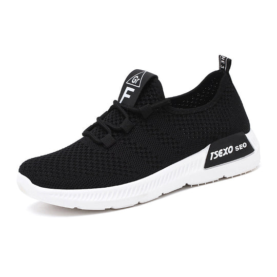 Damen Leichte und atmungsaktive Sneaker mit flexiblem Mesh-Obermaterial EB