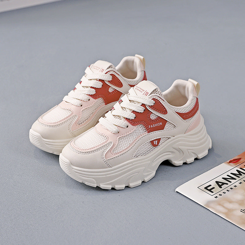 Damen Sportliche Sneakers mit atmungsaktivem Mesh-Obermaterial und stylishem Design EB