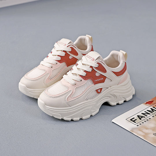 Damen Sportliche Sneakers mit atmungsaktivem Mesh-Obermaterial und stylishem Design EB