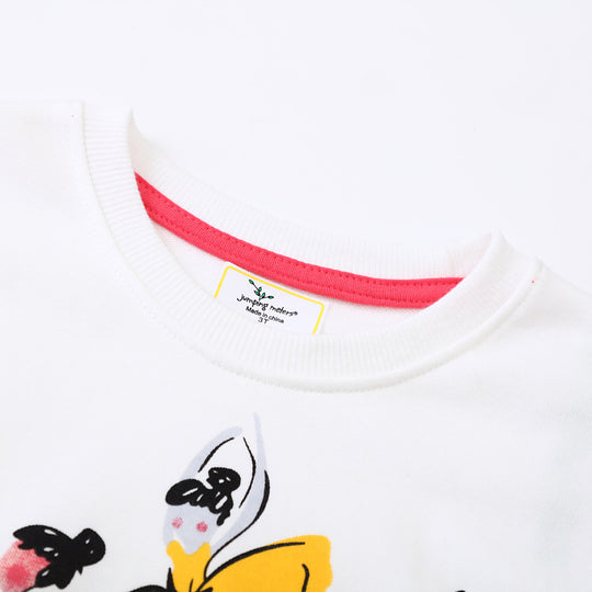Damen Sweatshirt mit lebhaftem Ballerina-Druck EB